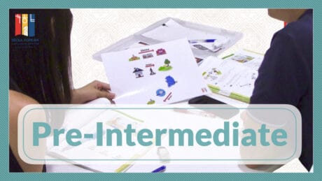 Korean language pre-intermediate class