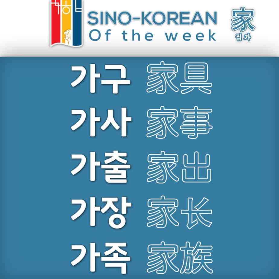5 Korean Words Related To Home. Furniture, Family In Korean